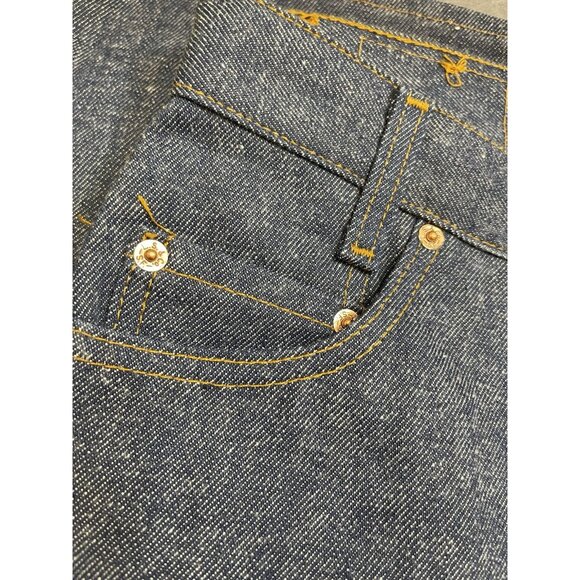 Vintage Levis 701 Rider Jeans Womens 25/33 Button Fly Made USA Rigid Denim 90s - Picture 8 of 16